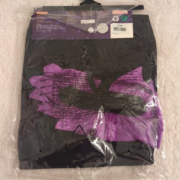Rubies Witch Halloween Costume for Kids - Black & Purple - NWT Size 8-10 - Picture 2 of 5